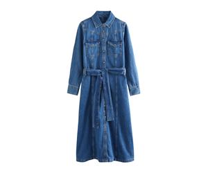 Next Robe-chemise bleu denim, Taille 48