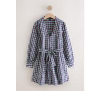 Next Robe chemise courte à manches longues et col bleu FR 52 (EU 50)