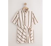next Robe chemise courte à manches longues et taille cache-caur Rose FR 40 (EU 38)