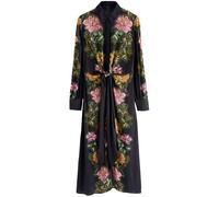 Next Robe-chemise jaune / vert / rose / noir, Taille 38