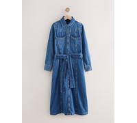 Next Robe-chemise bleu denim, Taille 48