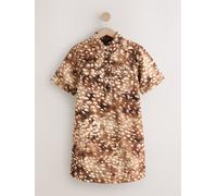 next Robe chemise utilitaire mini Brun FR 50 (EU 48)