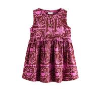Next Robe chocolat / orchidée, Taille 80