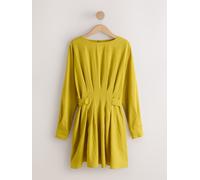 Next Robe courte à manches longues Vert citron EU 46 Tall (UK 18 T)