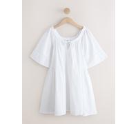 Next Robe courte d'été Blanc EU 36 (UK 8)