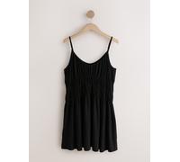 Next Robe courte froncée en jersey Noir FR 50 (EU 48)