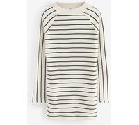 Next Robe courte texturée Seer Sucker Stripe Monochrome S (EU 36-38)