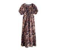 Next Robe crème / caramel / moka / brun foncé, Taille 52