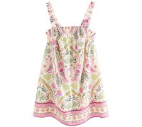 Next Robe d’été beige / vert clair / rose, Taille 42