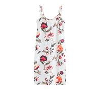 Next Robe d’été crème / vert foncé / orange / blanc, Taille 42