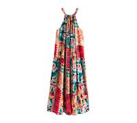 Next Robe d’été pétrole / violet / orange / rouge, Taille 40