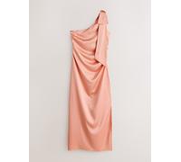 next Robe de demoiselle d'honneur maxi asymétrique à naud orange FR 48 (EU 46)