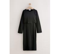 next Robe de grossesse à manches longues et d'allaitement Noir FR 48 (EU 46)