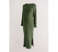 Next Robe de grossesse à manches longues et d'allaitement vert L (FR 46-48)