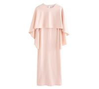 Next Blush Pink Cape Maxi Dress Blush Pink EU 40 (UK 12)