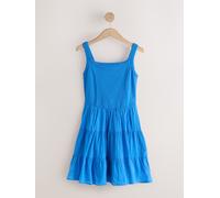 Next Robe d'été courte à col carré Bleu cobalt EU 44 (UK 16)