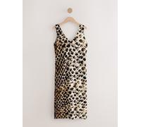 Next Robe d'été mi-longue à enfiler Marron 46