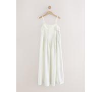 next Robe d'été midi à plis et revers pâle FR 46 (EU 44)