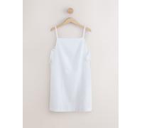 next Robe d'été mini à bretelles et col carré en lin riche pâle FR 52 (EU 50)