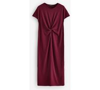 Next Robe d'été t-shirt à manches courtes torsadée Violet prune EU 42 Tall (UK 14 T)