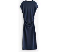 Next Robe d'été t-shirt mi-longue contenant du TENCEL ? Lyocell Bleu marine 22