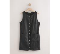 Next Robe droite 100% lin Noir EU 42 (UK 14)