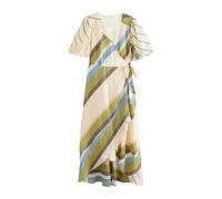 Next Robe écru / bleu clair / marron / olive, Taille 34
