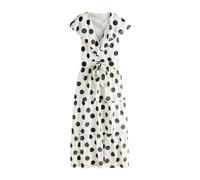 Next Robe écru / noir, Taille 44