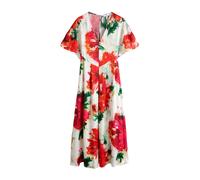 Next Robe écru / vert / rouge, Taille 50