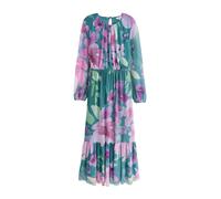 Next Robe émeraude / vert clair / lavande / rose ancienne, Taille 44