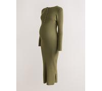 Next Robe en maille à manches longues de maternité vert XL (FR 50-52)