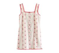 Next Robe fourreau vert / rouge / blanc, Taille 48