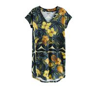 Next Robe gentiane / jaune foncé / vert foncé / noir, Taille 40-42