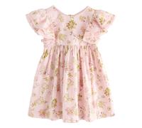 Next Robe jaune foncé / sapin / rose clair, Taille 68