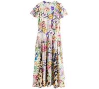 Next Robe jaune / vert clair / violet / rose, Taille 44