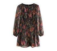 Next Robe kaki / rouge foncé / noir, Taille 46