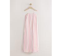 Next Robe longue cami à col carré Bande rouge/blanche EU 36 Regular (UK 8)