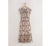 Next Robe longue de cérémonie à volants en dentelle Rose FR 46 (EU 44)