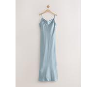 Next Robe de soirée bleu fumé, Taille 48
