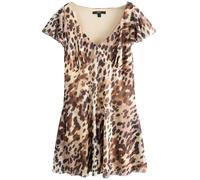 Next Robe marron / brocart / cappuccino / brun foncé, Taille 40