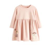 Next Robe marron / vert pastel / rose, Taille 74