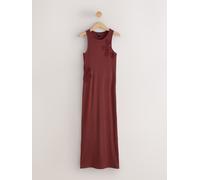 next Robe Maxi côtelée à dos nageur rouge XL Regular (FR 50-52)