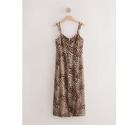 Next Robe mi-longue boutonnée Brun FR 52 (EU 50)