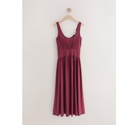 next Robe mi-longue d'été en jersey à taille cintrée violet FR 56 (EU 54)