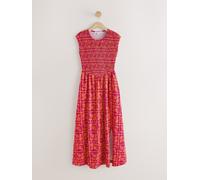 Next Robe mi-longue en jersey à mancherons Impression rose EU 44 (UK 16)