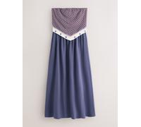 Next Robe midi bandeau en jersey à ourlet mouchoir bleu FR 54 (EU 52)