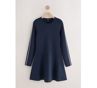 Next Robe mini à col rond et ourlet arrondi bleu XS Reg (FR 36)