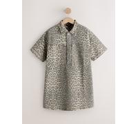 Next Robe marron / gris, Taille 42