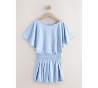 next Robe mini en jersey à épaules dénudées bleu FR 52 (EU 50)
