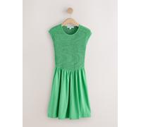 Next Robe mini en jersey à manches courtes et corsage froncé vert FR 46 (EU 44)